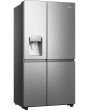 Hisense Pureflat Infinite RS818N4TIC Wifi Connected Non-Plumbed Total No Frost American Fridge Freezer - Stainless Steel 