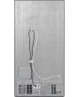 Hisense Pureflat Infinite RS818N4TIC Wifi Connected Non-Plumbed Total No Frost American Fridge Freezer - Stainless Steel 