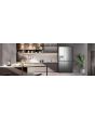 Hisense Pureflat Infinite RS818N4TIC Wifi Connected Non-Plumbed Total No Frost American Fridge Freezer - Stainless Steel 