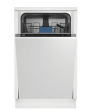 Indesit BDIS16030 Integrated Slimline Dishwasher - White Control Panel 
