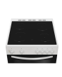 Indesit ITE6VMW 60Cm Wide Single Oven Electric Cooker With Ceramic Hob