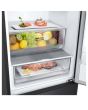 LG NatureFRESH™ GBP62MCNAC 70/30 Frost Free Fridge Freezer - Black 