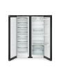 Liebherr XRFBD5220 American Fridge Freezer - Black Steel - D Rated