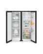 Liebherr XRFBD5220 American Fridge Freezer - Black Steel - D Rated
