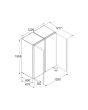 Liebherr XRFSF5225 American Fridge Freezer - Silver - D Rated
