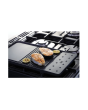 Rangemaster Classic CL100DFPGBL/CM1 100cm wide Dual Fuel Range Cooker with Gas Hob - Black / Chrome