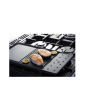 Rangemaster Classic CL100DFPPCR/CM1 100cm wide Dual Fuel Range Cooker with Gas Hob - Pale Cream / Chrome