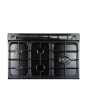 Rangemaster Classic CL90DFPGBL/CM1 90cm wide Dual Fuel Range Cooker with Gas Hob - Black / Chrome