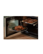 Rangemaster Classic Deluxe 110 CLDLB110DFPPCR/AB1 110cm wide Dual Fuel Range Cooker with Gas Hob - Pale Cream / Antique Brass