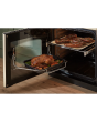 Rangemaster Classic Deluxe CLDLB110DFPSLT/CM1 110cm wide Dual Fuel Range Cooker with Gas Hob - Slate / Chrome