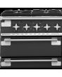Rangemaster Elise ELS110DFFSL 110cm wide Dual Fuel Range Cooker with Gas Hob - Slate