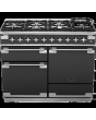 Rangemaster Elise ELS110DFFSL 110cm wide Dual Fuel Range Cooker with Gas Hob - Slate