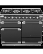 Rangemaster Elise ELS110DFFSL 110cm wide Dual Fuel Range Cooker with Gas Hob - Slate