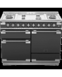Rangemaster Elise ELS110DFFSL 110cm wide Dual Fuel Range Cooker with Gas Hob - Slate