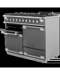 Rangemaster Elise ELS110DFFSL 110cm wide Dual Fuel Range Cooker with Gas Hob - Slate