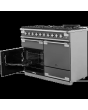 Rangemaster Elise ELS110DFFSL 110cm wide Dual Fuel Range Cooker with Gas Hob - Slate