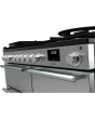 Rangemaster Nexus NEX100DFSTST/CM1 100cm wide Dual Fuel Range Cooker with Gas Hob - Stainless Steel