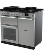 Rangemaster Nexus NEX100DFSTST/CM1 100cm wide Dual Fuel Range Cooker with Gas Hob - Stainless Steel