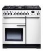 Rangemaster Professional Deluxe PDL90DFFWH/C 90cm wide Dual Fuel Range Cooker with Gas Hob - White