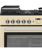 Rangemaster Professional Plus FX PROP90FXDFFCR/C 90cm wide Dual Fuel Range Cooker with Gas Hob - Cream / Chrome