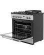 Rangemaster Professional Plus FX PROP90FXDFFSS/C 90cm wide Dual Fuel Range Cooker with Gas Hob - Stainless Steel / Chrome