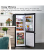 Russell Hobbs RH50FF145B Compact 145cm High 60/40 Fridge Freezer - Black 