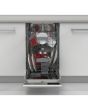 Sharp QW-NS14I49EX-EN Fully Integrated Slimline Dishwasher - Silver Control Panel With Fixed Door Fi