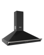 Stoves 444411656 RICHMOND CHIM 90PYR BLK - 90Cm Pyramid Chimney Cooker Hood - Black