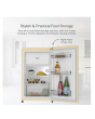 Swan SR11035CNE Retro 87Cm Fridge - Cream - E Rated