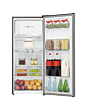 Teknix T2R128S Tall Retro Fridge With Ice Box In Silver 1265 X 515