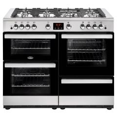 Belling COOK110GST 444411730 Cookcentrex110g 110Cm Gas Range Cooker - Stainless Steel - A/A 
