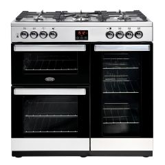 Belling COOKX90GSTA 444411724 Gas Range Cooker 90Cm Wide In Stainless Steel