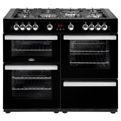 Belling COOKX110GBLK 444411731 Gas Range Cooker - Black - A/A Rated