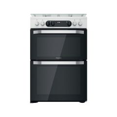Hotpoint HDM67G9C2CW Dual Fuel Cooker - White - A/A Rated