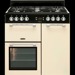 Leisure CK90G232C Cookmaster 90Cm Gas Range Cooker With Electric Fan Oven - Cream - A+/A Rated