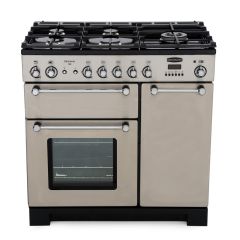 Rangemaster KCH90NGFSS/C Kitchener 90Cm Gas Range Cooker - Stainless Steel/Chrome
