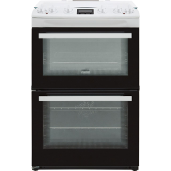 Zanussi ZCK66350WA 60cm Freestanding Dual Fuel Cooker - White 