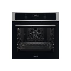 Zanussi ZOCND7XN Series 60 Self Cleaning Electric Single Oven With Plussteam - Stainless Steel