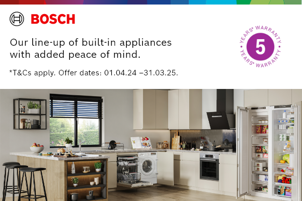 Bosch 5 Year Warranty Side Bar