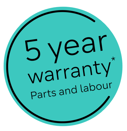 Siemens 5 Year Warranty Sticker